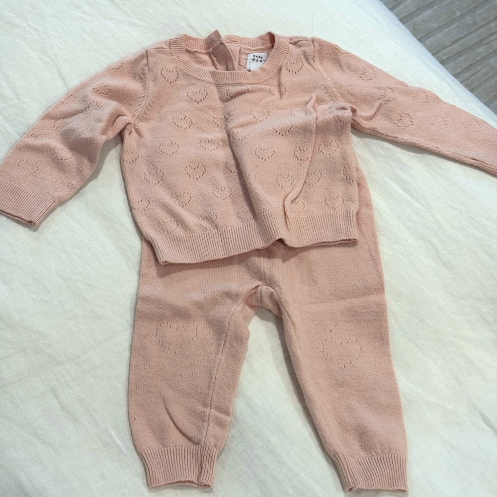 Like new! Worn once!  BabyGap heart sweater outfit